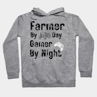 Farmer by day gamer by night Hoodie